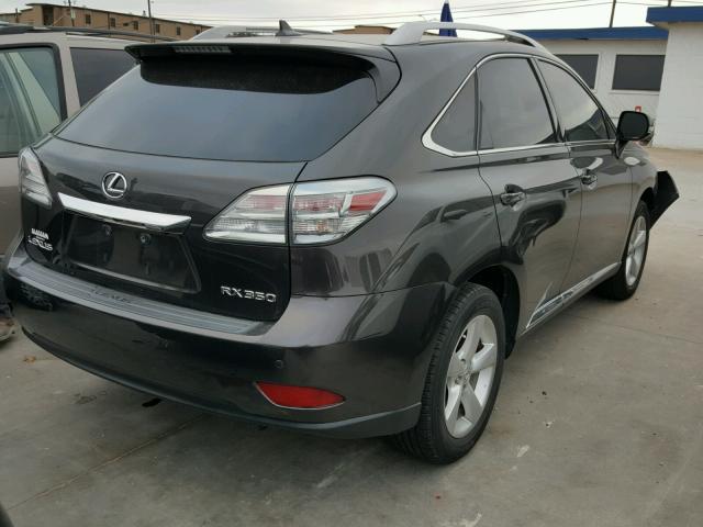 2T2BK1BA6AC040889 - 2010 LEXUS RX 350 BLACK photo 4