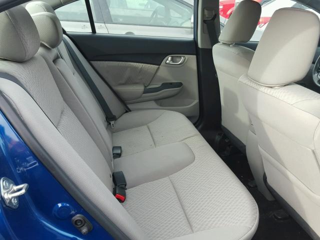 2HGFB2F86EH558758 - 2014 HONDA CIVIC EX ლურჯი ფოტო 6