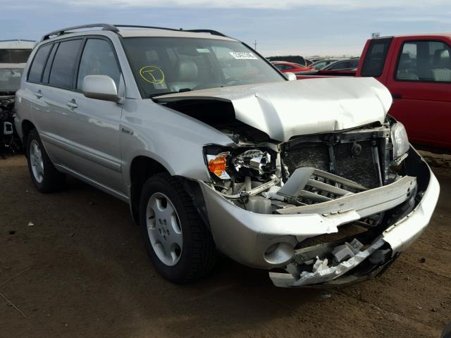 JTEEP21A050121148 - 2005 TOYOTA HIGHLANDER SILVER photo 1