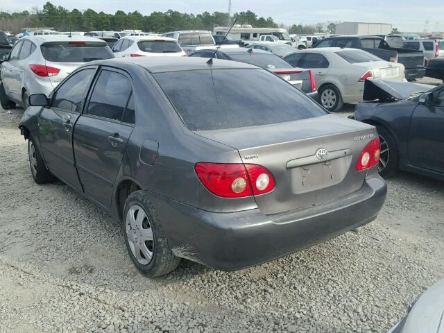 1NXBR32E97Z768082 - 2007 TOYOTA COROLLA CE GRAY photo 3