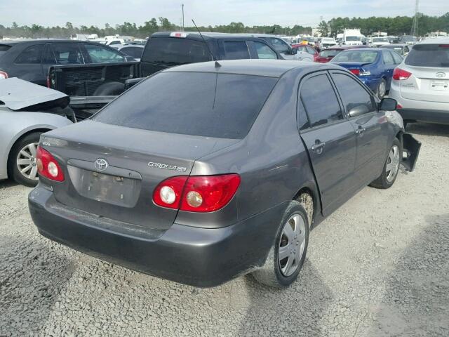 1NXBR32E97Z768082 - 2007 TOYOTA COROLLA CE GRAY photo 4