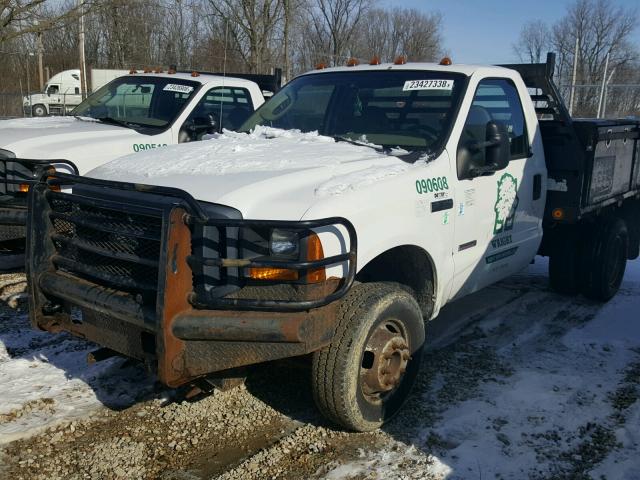 1FDWF37P76EB61739 - 2006 FORD F350 SUPER WHITE photo 2