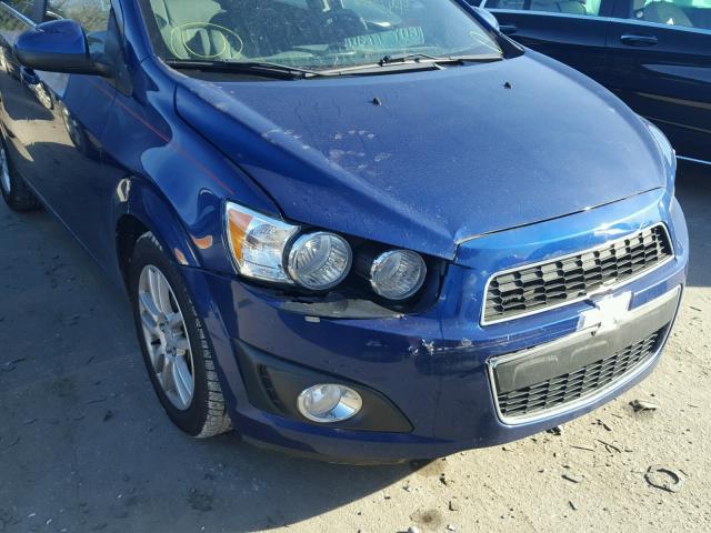 1G1JC6SH2D4212388 - 2013 CHEVROLET SONIC LT BLUE photo 9