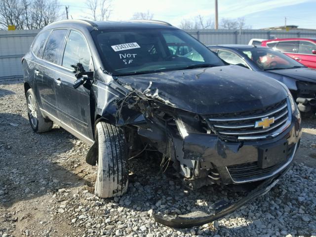 1GNKRGKD1FJ313026 - 2015 CHEVROLET TRAVERSE L BLACK photo 1