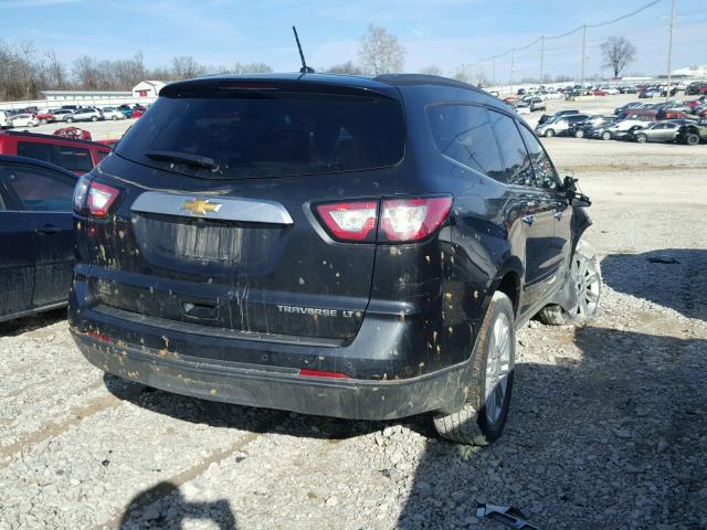 1GNKRGKD1FJ313026 - 2015 CHEVROLET TRAVERSE L BLACK photo 4