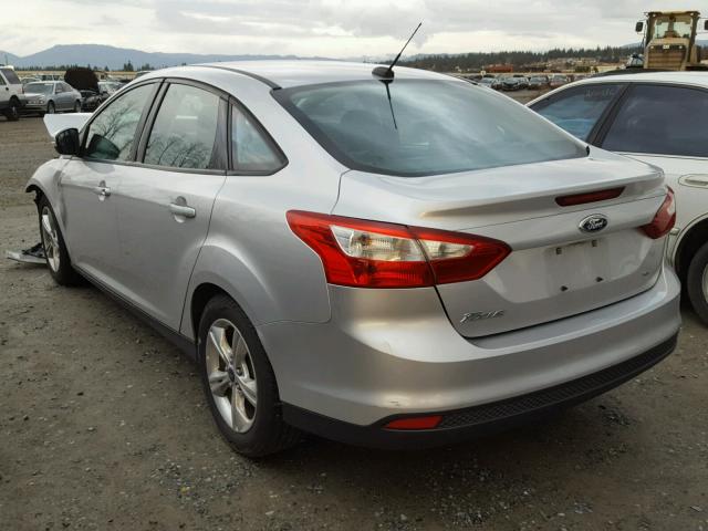 1FADP3F25EL302726 - 2014 FORD FOCUS SE SILVER photo 3