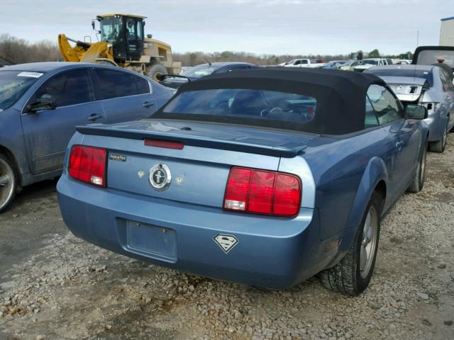 1ZVHT84N285146247 - 2008 FORD MUSTANG BLUE photo 4