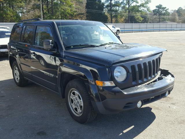 1C4NJPBAXCD550689 - 2012 JEEP PATRIOT SP BLACK photo 1