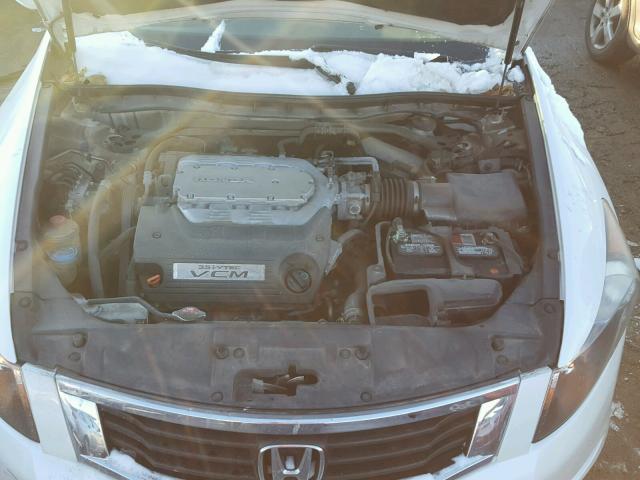 5KBCP3F7XAB009985 - 2010 HONDA ACCORD EX WHITE photo 7