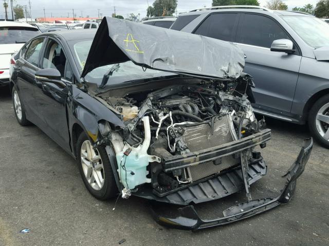 3FA6P0H70ER227712 - 2014 FORD FUSION SE BLACK photo 1