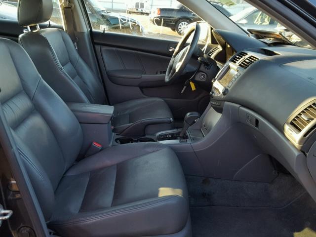 1HGCM66877A088732 - 2007 HONDA ACCORD EX GRAY photo 5