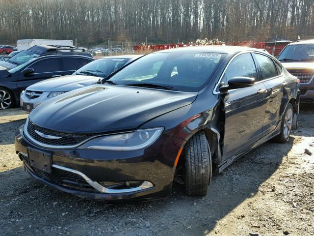 1C3CCCCB6FN520609 - 2015 CHRYSLER 200 C BLACK photo 2