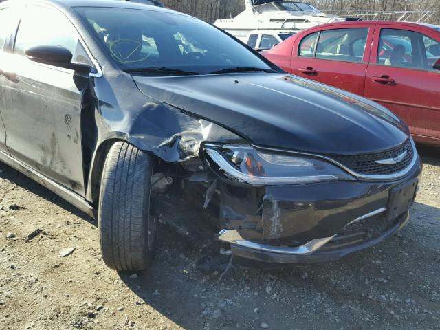 1C3CCCCB6FN520609 - 2015 CHRYSLER 200 C BLACK photo 9