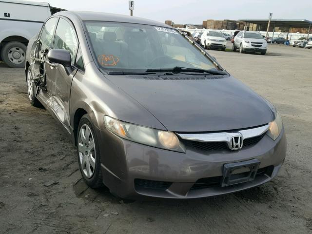 19XFA16579E043531 - 2009 HONDA CIVIC LX CHARCOAL photo 1