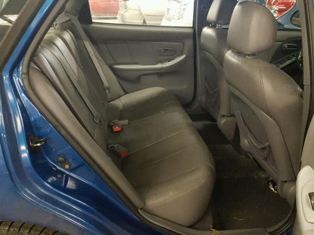 KMHDN56D76U187762 - 2006 HYUNDAI ELANTRA GL BLUE photo 6