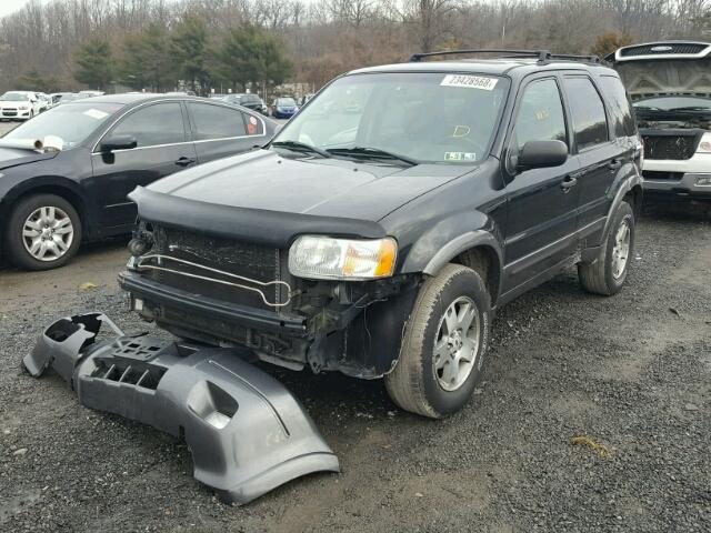 1FMYU03123KB80985 - 2003 FORD ESCAPE XLT BLACK photo 2