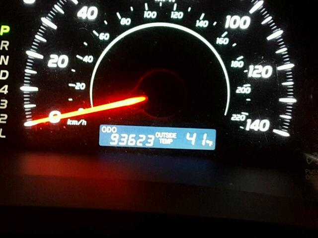 4T4BE46KX9R066380 - 2009 TOYOTA CAMRY BASE BLACK photo 8