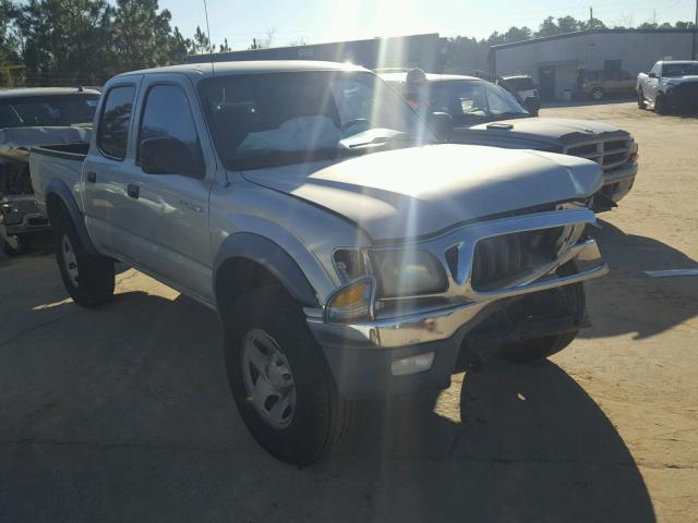 5TEGN92N71Z801748 - 2001 TOYOTA TACOMA DOU SILVER photo 1