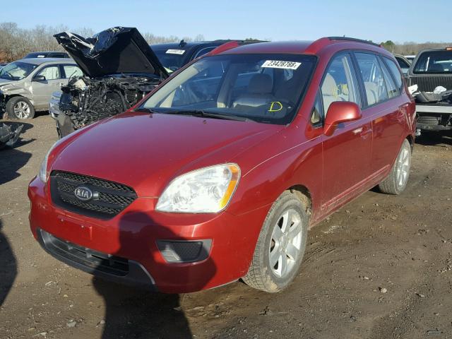 KNAFG525X77087030 - 2007 KIA RONDO BASE RED photo 2