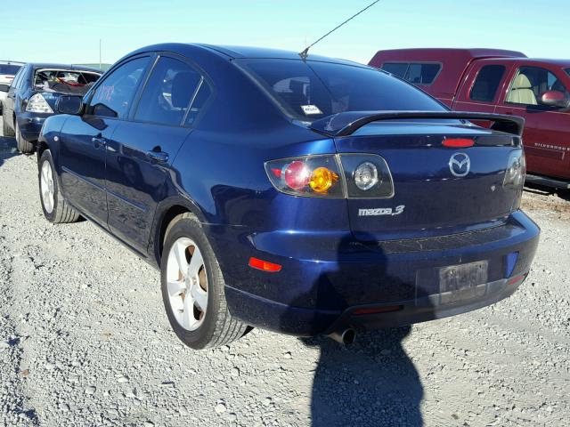 JM1BK123041137830 - 2004 MAZDA 3 S BLUE photo 3