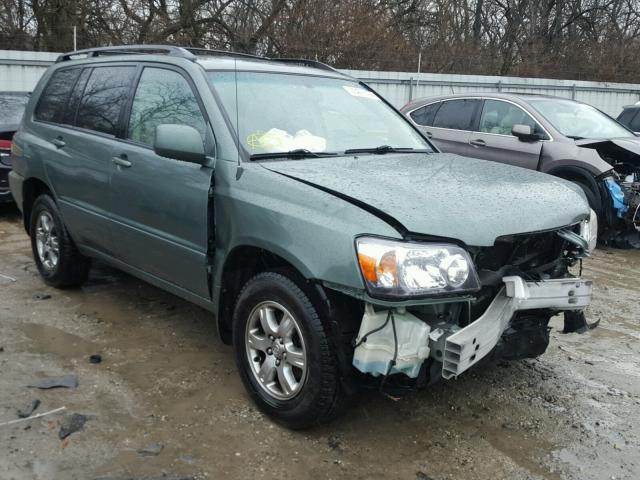 JTEEP21AX60166146 - 2006 TOYOTA HIGHLANDER GREEN photo 1