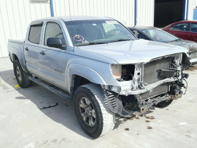 3TMJU62N86M026047 - 2006 TOYOTA TACOMA DOU SILVER photo 1