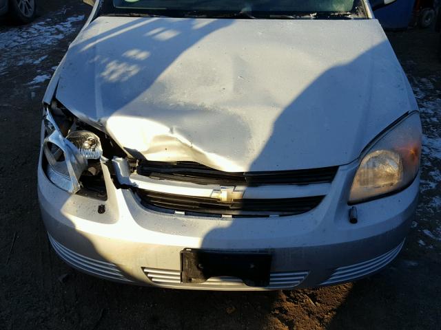 1G1AL18F687310062 - 2008 CHEVROLET COBALT LT SILVER photo 7