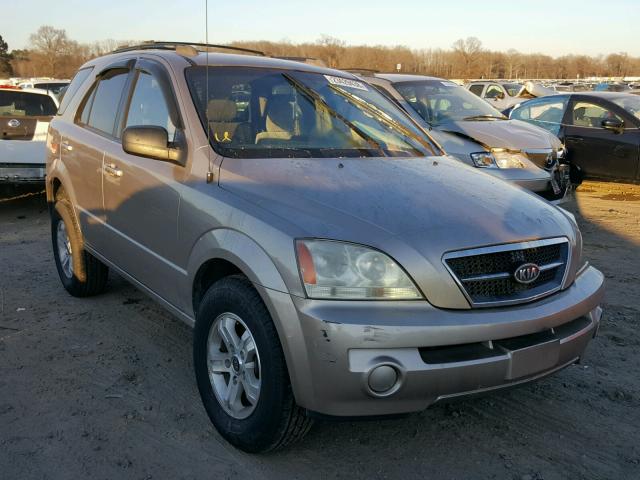 KNDJD733455484871 - 2005 KIA SORENTO EX BEIGE photo 1