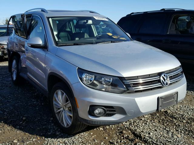 WVGAV7AX6DW555706 - 2013 VOLKSWAGEN TIGUAN S SILVER photo 1