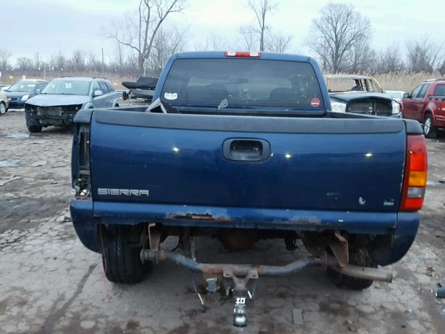 2GTEK19T2X1507631 - 1999 GMC NEW SIERRA BLUE photo 6