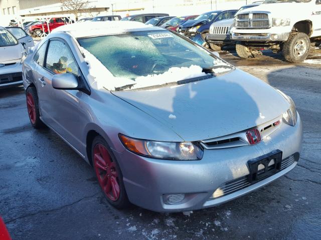 2HGFG21536H709149 - 2006 HONDA CIVIC SI SILVER photo 1