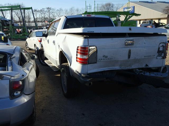 5LTPW18596FJ12253 - 2006 LINCOLN MARK LT WHITE photo 3