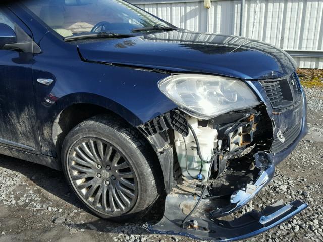 JS2RF9A36B6110737 - 2011 SUZUKI KIZASHI SE BLUE photo 9