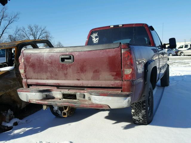 1GCHK29153E229754 - 2003 CHEVROLET SILVERADO RED photo 4