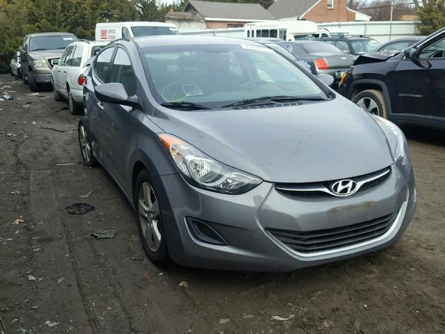 5NPDH4AE5DH350082 - 2013 HYUNDAI ELANTRA GL GRAY photo 1