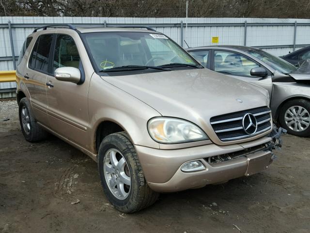 4JGAB75E35A519018 - 2005 MERCEDES-BENZ ML 500 BEIGE photo 1