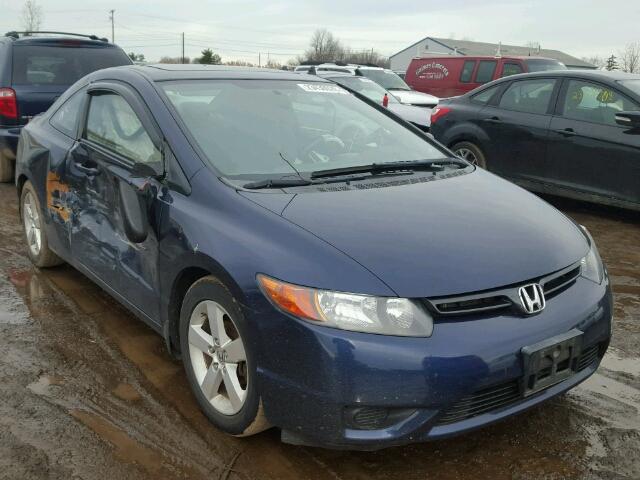 2HGFG12848H503716 - 2008 HONDA CIVIC EX ლურჯი ფოტო 1