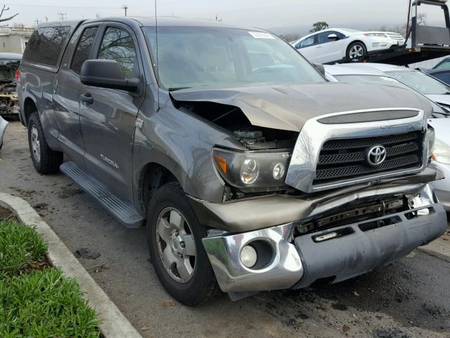 5TBRT54127S451199 - 2007 TOYOTA TUNDRA DOU BROWN photo 1