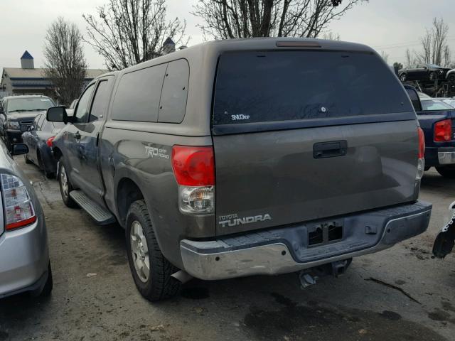 5TBRT54127S451199 - 2007 TOYOTA TUNDRA DOU BROWN photo 3