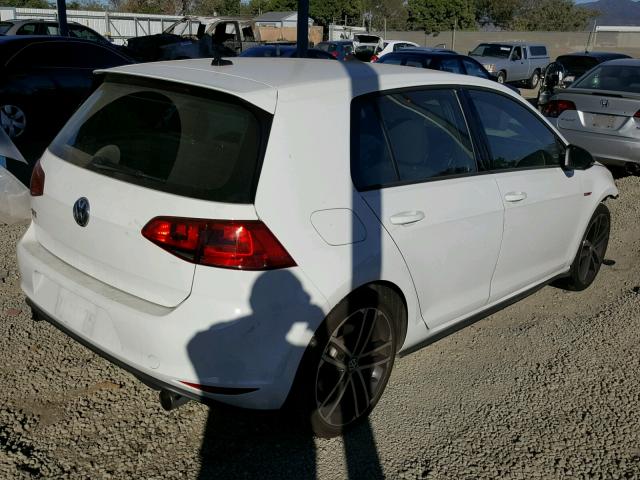 3VW447AU5HM023635 - 2017 VOLKSWAGEN GTI S/SE WHITE photo 4