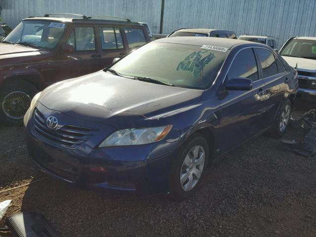 4T1BE46K19U294617 - 2009 TOYOTA CAMRY BASE BLUE photo 2