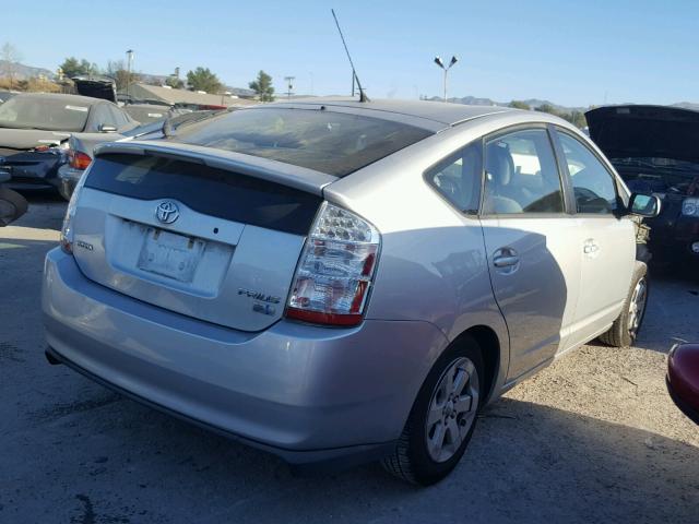 JTDKB20U377624765 - 2007 TOYOTA PRIUS SILVER photo 4