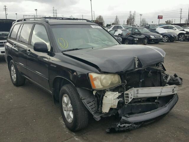 JTEHF21A520063307 - 2002 TOYOTA HIGHLANDER BLACK photo 1