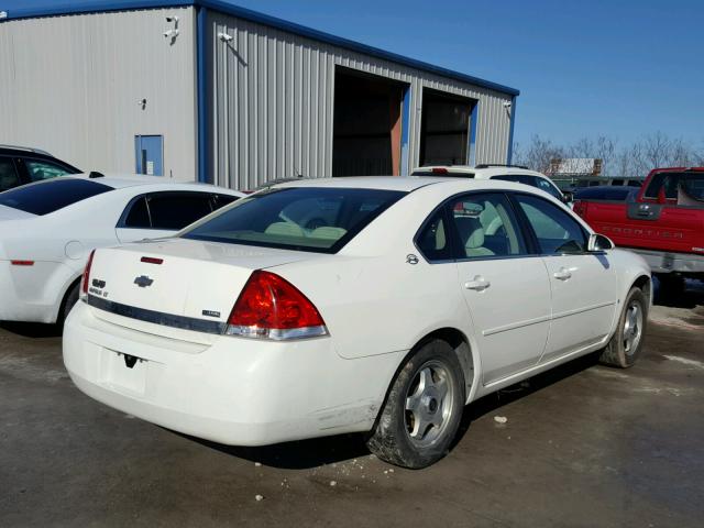 2G1WT55K179219227 - 2007 CHEVROLET IMPALA LT WHITE photo 4