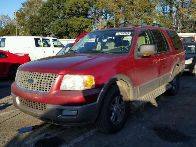 1FMRU17WX4LB01056 - 2004 FORD EXPEDITION RED photo 2