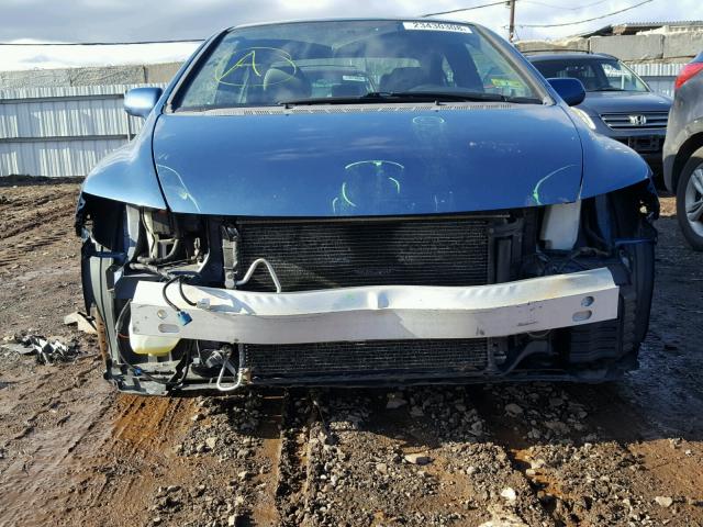 2HGFA16837H508609 - 2007 HONDA CIVIC EX BLUE photo 9