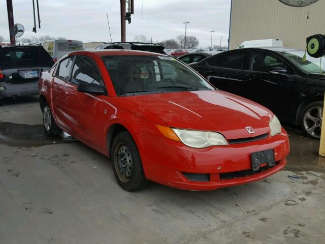 1G8AN12FX4Z206502 - 2004 SATURN ION LEVEL RED photo 1