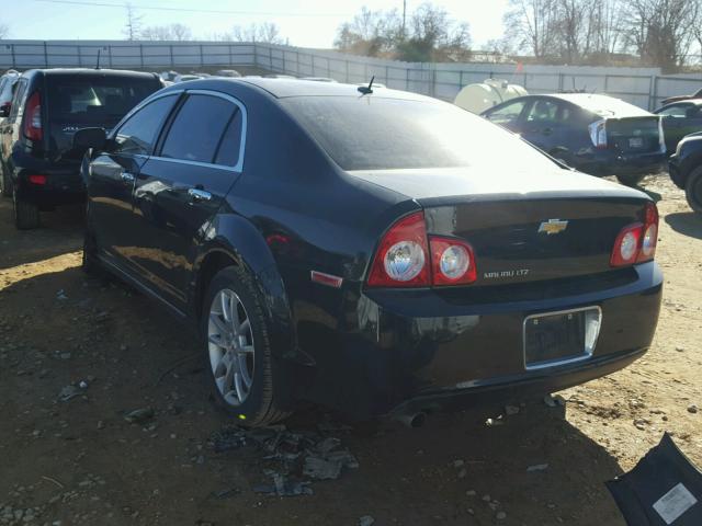 1G1ZE5E13BF266290 - 2011 CHEVROLET MALIBU LTZ 黑色 照片 3