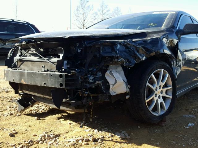 1G1ZE5E13BF266290 - 2011 CHEVROLET MALIBU LTZ 黑色 照片 9