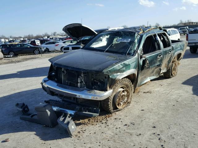 1GCDT136448190407 - 2004 CHEVROLET COLORADO GREEN photo 2